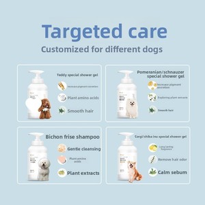 Shampoo pour chiens et chats Tianwang, liquide de bain anti-acariens, parfum longue durée, nettoyage et décontamination, flacon pompe 500 ml - Product Image 3
