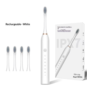 Spazzolino Elettrico Sonico Ricaricabile USB Automatico IPX7 per Adulti e Studenti con 6 Modalità di Pulizia Orale e 4 Testine - Product Image 6