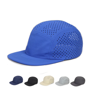 Gorra Deportiva Impermeable de 6 Paneles de Malla Transpirable, Gorra de Béisbol de Secado Rápido Sin Estructura, Logotipo Personalizado para Deportes al Aire Libre y Viajes - Product Image 1