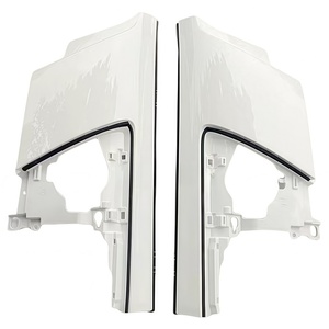 Pièces de carrosserie de camion de haute qualité, protection d'angle de camion, argenté et blanc électroplaqué, 8974060407 8974060397 pour Isuzu ELF NPR - Product Image 5