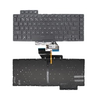 Clavier rétro-éclairé coloré RGB anglais américain nouveau pour Asus Rog Zephyrus GU502 GA502 GX502 clavier d'ordinateur portable de jeu V184662DE1