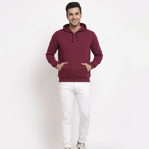 Sweat à capuche chaud en polaire pour la performance et la flexibilité, idéal pour les voyages, la salle de sport, l'entraînement et la collection de sweats élégants pour hommes. - Product Image 1