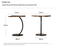 Table basse moderne en bois massif au design animal papillon pour meubles de maison dans le salon et la chambre à coucher Nouveau petit canapé Tables d'appoint