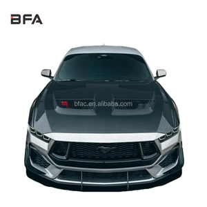 Couvre-moteur en fibre de carbone de style <span class=keywords><strong>Ford</strong></span> <span class=keywords><strong>Mustang</strong></span> GTD 2024 et nouveau pare-chocs - Product Image 5