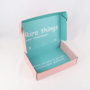 Mailer Box Manufacture Custom E-commerce Packaging Shipping Mailer Boxes Large Size Pink Mailing Corrugated Boxes
