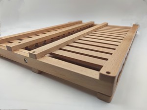 Eco-friendly Pieghevole Resistente Piatto di <span class=keywords><strong>Legno</strong></span> Cremagliera Utensile Titolare - Product Image 6