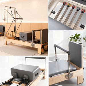 Nuevo y en Oferta, YOZOE YZTY20230225, Juego de Yoga de 5 Piezas, Cama de Entrenamiento Cadillac Reformer, Máquina de Pilates de Madera para Gimnasio, Plegable y Portátil - Product Image 6