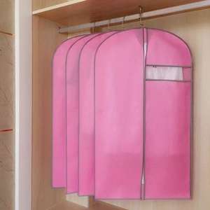 Ventes en gros de sacs de rangement pour vêtements en tissu non tissé, housse anti-poussière pour <span class=keywords><strong>costume</strong></span>, logo personnalisé - Product Image 4