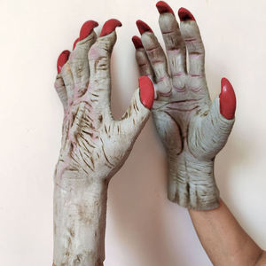 Gants d'Halloween Premium Démon Mains Sorcière Diable <span class=keywords><strong>Loup</strong></span> Griffes Film <span class=keywords><strong>Jeu</strong></span> Cosplay Horreur Costume Gants Déguisement Accessoires De Fête - Product Image 3