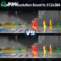 Caméra de vision nocturne JKNV Thermal Master NV300, système d'assistance à la conduite infrarouge pour la sécurité automobile, résolution d'affichage thermique 640x512