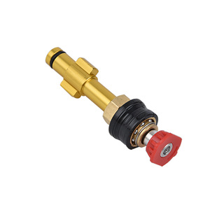 ชุดหัวฉีดเครื่องฉีดน้ำแรงดันสูงฮังเกาทองเหลือง 14 อะแดปเตอร์เชื่อมต่อแบบรวดเร็วสำหรับเครื่องล้างรถหลากสี - Product Image 5