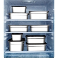 Boîte de préparation repas en acier inoxydable 304 avec couvercle, compatible micro-ondes, boîte à lunch étanche, stockage alimentaire, compatible congélateur et réfrigérateur, vente en gros