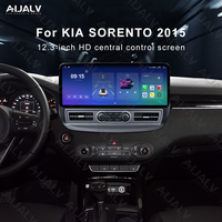 Vente Flash : Kit de Cadre de Tableau de Bord Noir 12,3 Pouces pour Autoradio DVD, Compatible KIA SORENTO 2015, en Plastique ABS
