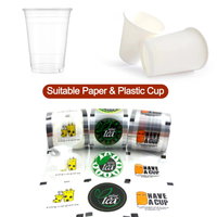 Film de scellage personnalisé pour gobelets à thé boba en plastique jetables avec logo imprimé, rouleau de scellage PP/PET 98 mm pour gobelets