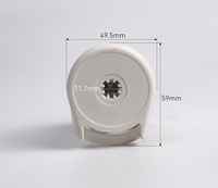 Pièce de rechange pour réparation R8 Skyline Roller Blind Clutch Kit Metal Bracket End Plug Roller Shade Clutch for 1.5 "(38mm) Tube