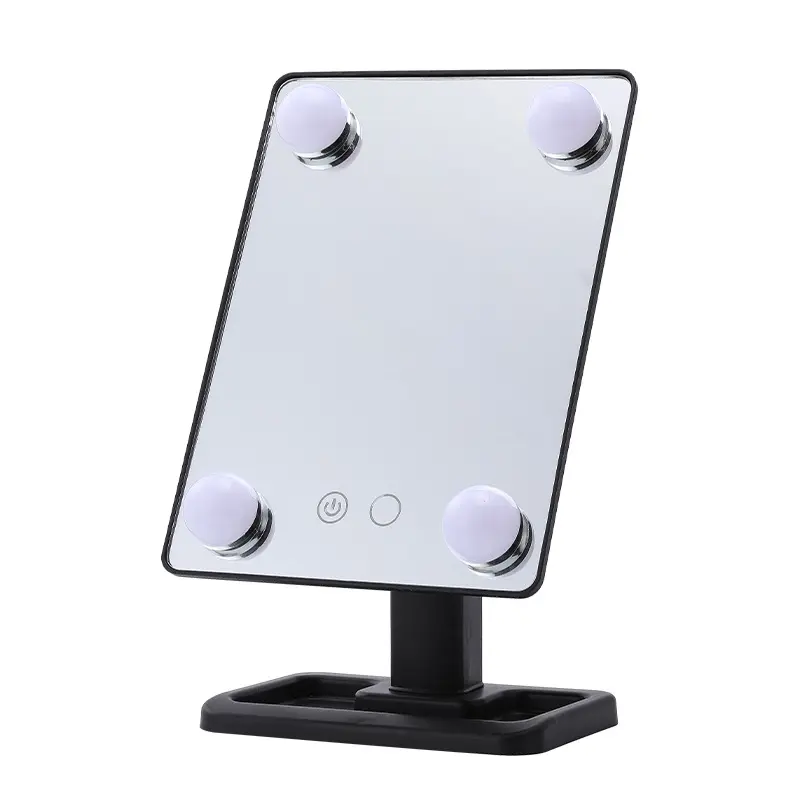 Linghts付きバニティメイクアップミラーHollywood Led Bullb Vanity Lighted Makeup Mirror for GirlsTable Desk Top Lights for Dressing