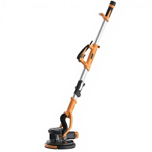 เครื่องขัดผนังแบบดูดฝุ่นในตัว ด้ามยาว ใช้ไฟ AC 220V สำหรับขัดและขัดเงาผนัง - Product Image 1