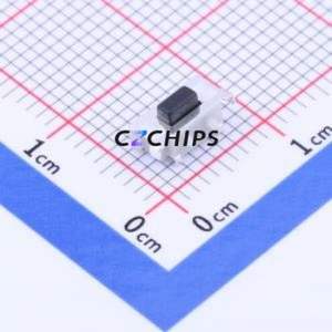 YTSB001A0351804B Tactile Switch SMD Switch Single Pole Single Throw Rectangle Button 1.8N Horizontal Mount - Product Image 1