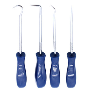 Kit de Herramientas para Reparación de Automóviles, Juego de 4 Piezas de Extractores de Sellos de Aceite de Acero Inoxidable con Mango Azul - Product Image 1