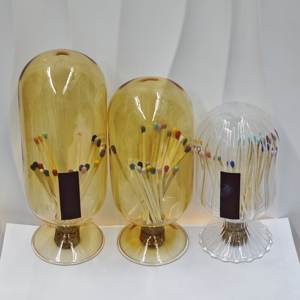 بيع بالجملة حجم مخصص في برطمان زجاجي لموقد الشموع والعصي المطابقة Cloche - Product Image 5