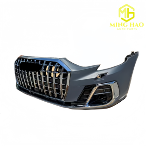 Pare-chocs de voiture d'origine pour Audi A8 <span class=keywords><strong>D5</strong></span>, pare-chocs complet avec calandre, feux antibrouillard, capteur d'aide au stationnement et kit carrosserie - Product Image 6