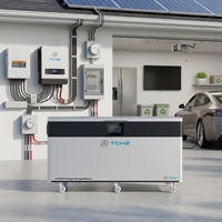 Envío Global, Paquete de Baterías LiFePO4 TCHZ 51.2V 300Ah 400Ah 15-40KW 15kWh 20kWh WiFi BT, Sistema Híbrido de Almacenamiento de Energía Solar para el Hogar