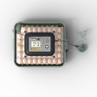 Incubateur à œufs de poulet de 53 capacités, incubateur d'œufs entièrement automatique pour l'éclosion de poulets, pigeons, cailles