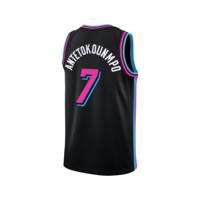 Jahitan Berkualitas Terbaik Dapat Disesuaikan # 7 ANTETOKOUNMPO Jersey Bola Basket