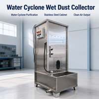 Collecteur de poussière industriel à cyclone humide haute efficacité avec brumisateur pour le contrôle de la pollution atmosphérique des fonderies