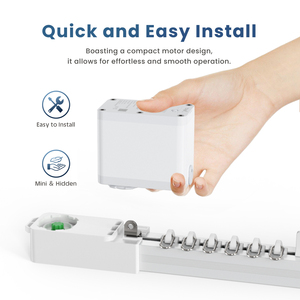 Motor <span class=keywords><strong>de</strong></span> Cortina Invisible OneSmart, Ultra Silencioso, Compatible con Tuya WiFi, Zigbee, SmartLife, Riel Personalizado, Funciona con <span class=keywords><strong>Alexa</strong></span> y el <span class=keywords><strong>Asistente</strong></span> <span class=keywords><strong>de</strong></span> Google - Product Image 4