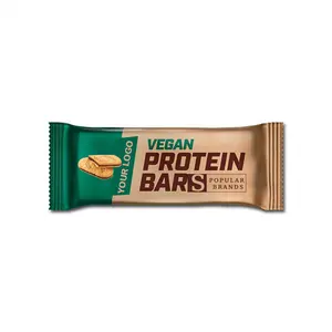 2023 promozione alimentare nutrizione ad alto contenuto proteico barretta proteica vegana pacchetti personalizzati peso netto barretta proteica 45g