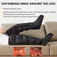 Système de récupération par compression d'air séquentielle professionnel, bottes de compression pour les jambes, pressothérapie, masseur à air comprimé