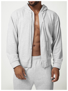 <strong>Custom</strong> Tracksuits Gym Wear Sweatpants and Zip up Hoodie Set Men's Sports <strong>Suits</strong> - Product Image 4