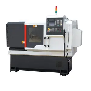 Độ Chính Xác Cao Mini Cnc Phẳng Giường CK6140 CNC Lathe Quay Gia Công Kim Loại Lathe