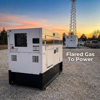 Générateur au gaz CNG Wellhead à double combustible (biogaz) avec système de surveillance du gaz de type silencieux pour usage industriel