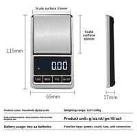 Mini Stainless Steel Electronic Scale Digital Pocket Scale Gram Balance Weight Portable Pocket