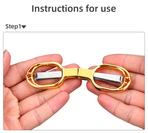 Gấp Du Lịch Kéo thu nhỏ thủ công kéo cho du lịch, ngoài trời, nhà, văn phòng sử dụng - Product Image 4