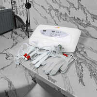 Appareil de tonification du visage à micro-courant SW, machine de lifting du visage, masseur facial pour le modelage du visage en V, pour les yeux, avec prise UK