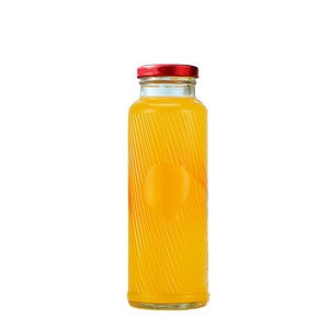 Bouteilles en verre pour jus, boissons, lait, miel, à large ouverture, <span class=keywords><strong>moins</strong></span> chères, 235 ml, 350 ml, 500 ml, avec couvercles en métal - Product Image 1