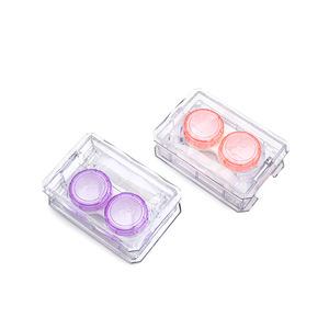 <span class=keywords><strong>Meetone</strong></span> Travel Kit für Kontaktlinsen Kunststoff-Aufbewahrung behälter mit Pinzette Applikator Brillen etuis & Taschen Zubehör koffer - Product Image 3