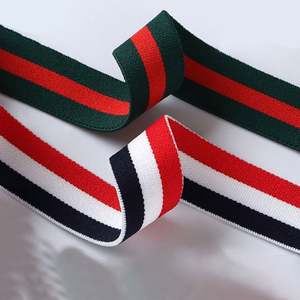 Bande élastique en silicone, sangle tressée en nylon jacquard, bande élastique sans silicone - Product Image 3