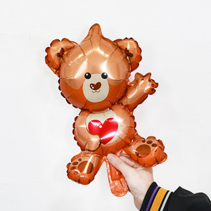 Mini Día <span class=keywords><strong>de</strong></span> San Valentín Globo <span class=keywords><strong>de</strong></span> papel <span class=keywords><strong>de</strong></span> aluminio Mini oso Koala Globos <span class=keywords><strong>de</strong></span> dibujos animados <span class=keywords><strong>Boda</strong></span> Lindo Mini globo <span class=keywords><strong>de</strong></span> juguete - Product Image 2