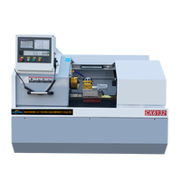 Diskon mesin bubut sistem Fanuc CK6132, poros mesin CNC Taiwan