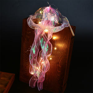 Vendita calda meduse appese decorazioni meduse Kit di meduse sirena per festa a tema sotto il mare sirenetta festa decorazione - Product Image 6