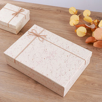 Boîte cadeau vide, sac cadeau, emballage haut de gamme, carton gris spécial, souvenirs, nœud élégant, couvercle et base festifs