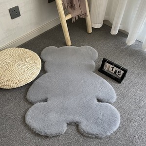 <span class=keywords><strong>Tapis</strong></span> moelleux en forme d'ours mignon, <span class=keywords><strong>tapis</strong></span> en peluche doux pour la chambre des enfants, le salon et la chambre à coucher, <span class=keywords><strong>tapis</strong></span> en fourrure décoratif multicolore - Product Image 2