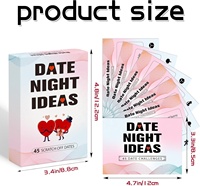 Couples romantiques Cadeau personnalisé Date Nuit Idée Carte à gratter Amour Bon Couple Jeu Scratch-Off Date Activités pour les couples