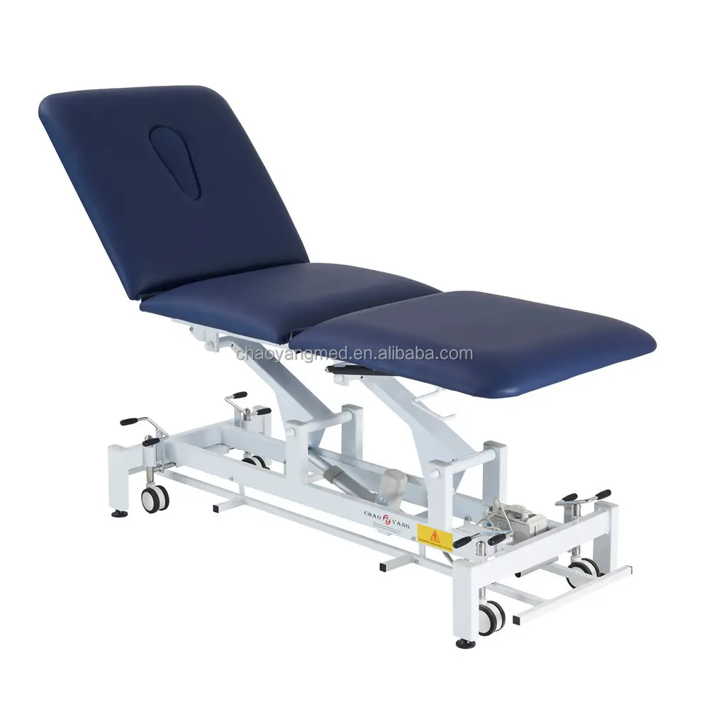 물리 치료 진료소를 위한 발 막대기 체계 처리 침대를 가진 수력 전기 치료 안마 침대 휴대용 건강 진단 테이블