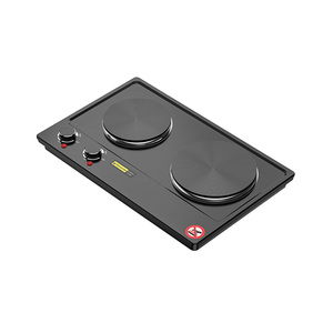 Yeni Tasarım Patentli Ürün Taşınabilir Elektrikli 2 Ocaklı Ocak Çevre Dostu Paslanmaz Çelik Ayarlanabilir Sıcaklık 2500W OEM - Product Image 4
