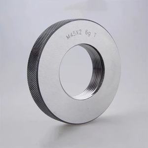 6g मीट्रिक थ्रेड रिंग गेज ठीक दांत बाहरी और आंतरिक थ्रेड पास गेज M1-M100 - Product Image 4